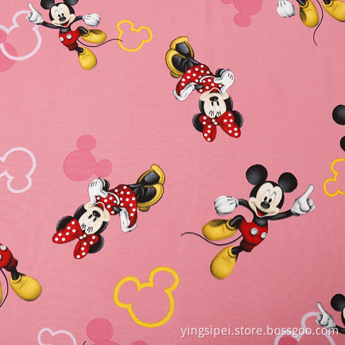 Stock 100% Rayon Digital Poplin Fabric